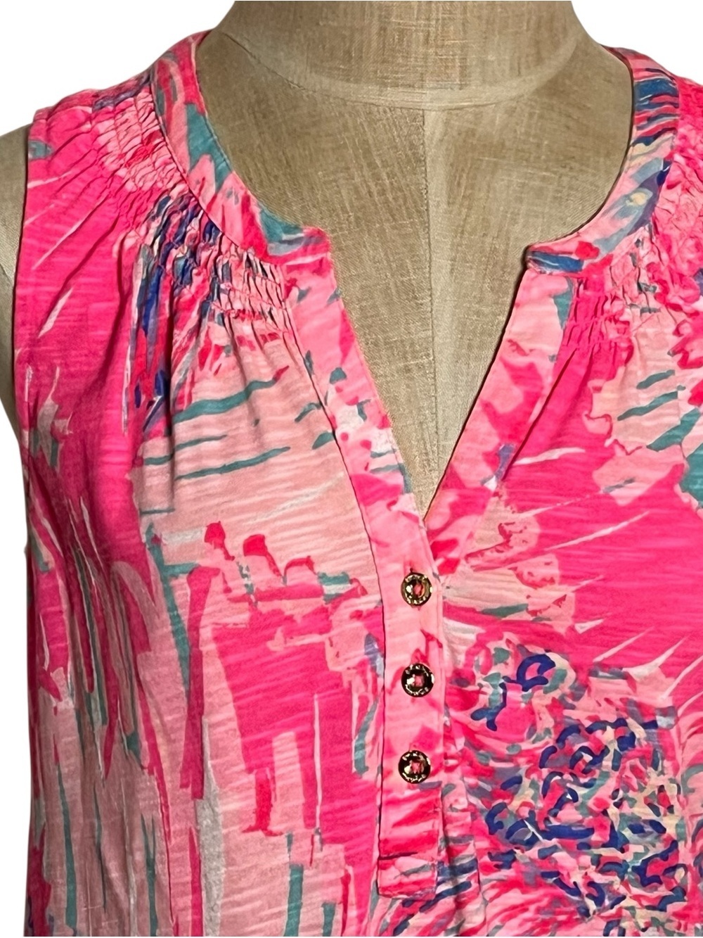 Lilly Pulitzer Pink Sleeveless Dress Essie Dress Never Been Betta NWOT — Small - Picture 2 of 10